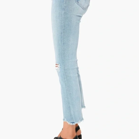 MOTHER Denim Jeans The Hustler Ankle Chew Jean